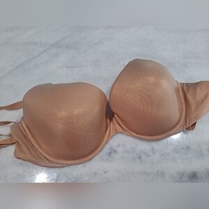 Victoria's Secret Nude Underwire Bra, With Shimmer Detail
